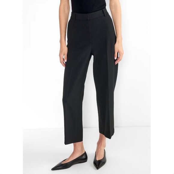 Aritzia Wilfred tapered crop trousers - black - Picture 1 of 6